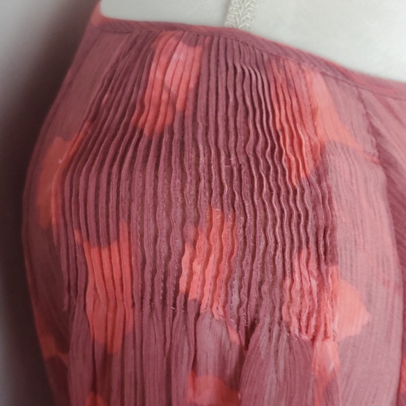 HALSTON LONG SLEEVE CORAL MINI DRESS SIZE LARGE seen in My One & Only Hallmark - Picture 6 of 13